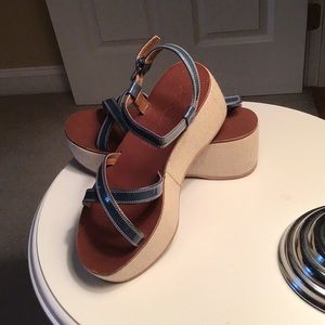 Prada platform sandals